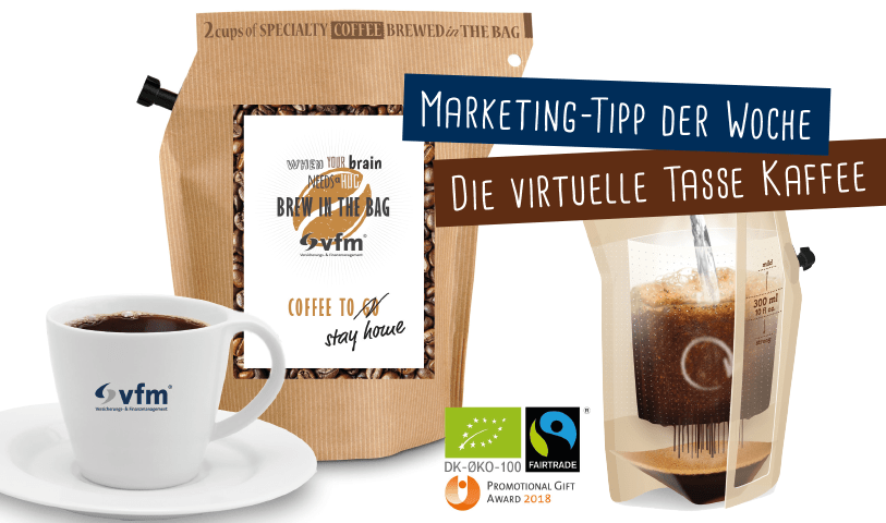 Die Virtuelle tasse Kaffee Marketing Tipp der Woche vfm